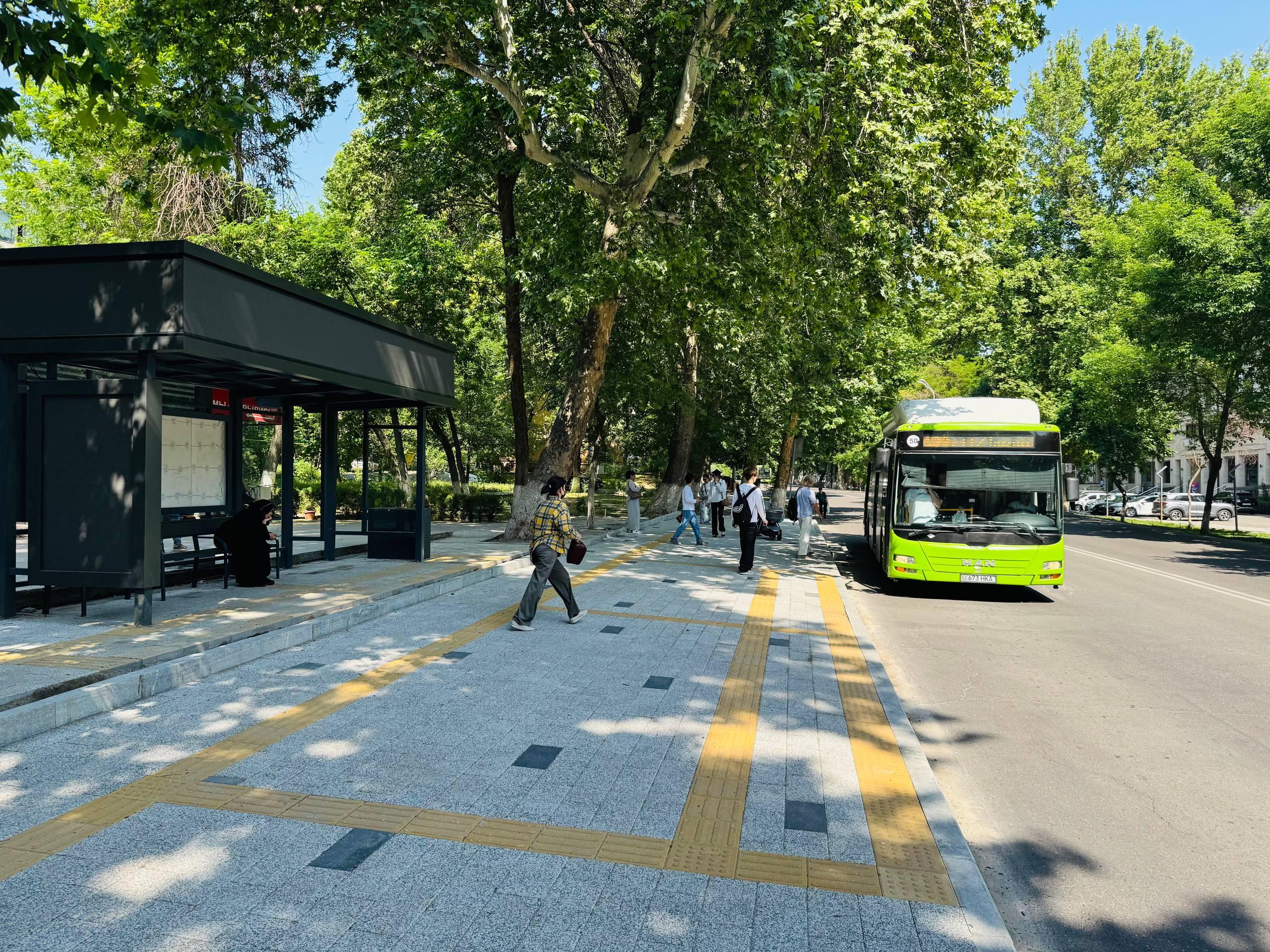 🚌 New Bus Stop in TTZ-2 District: Spaciousness, Comfort and Attention to Detail
