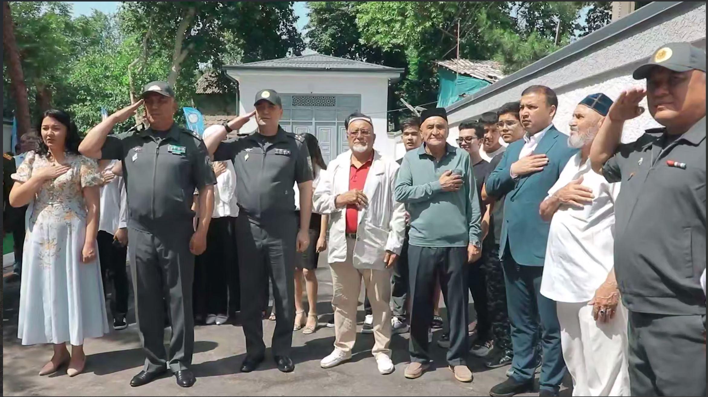 В Янгихаётском районе открылось новое здание отдела по делам обороны