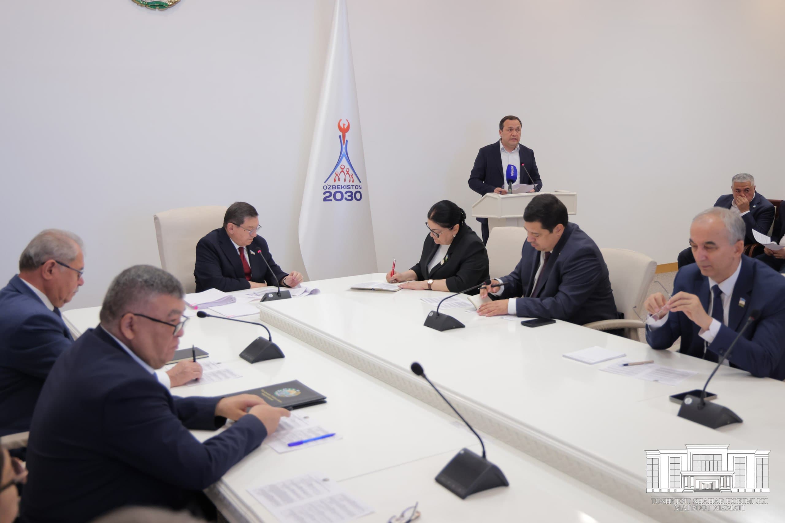 Состоялась двадцать шестая сессия Ташкентского городского Кенгаша народных депутатов