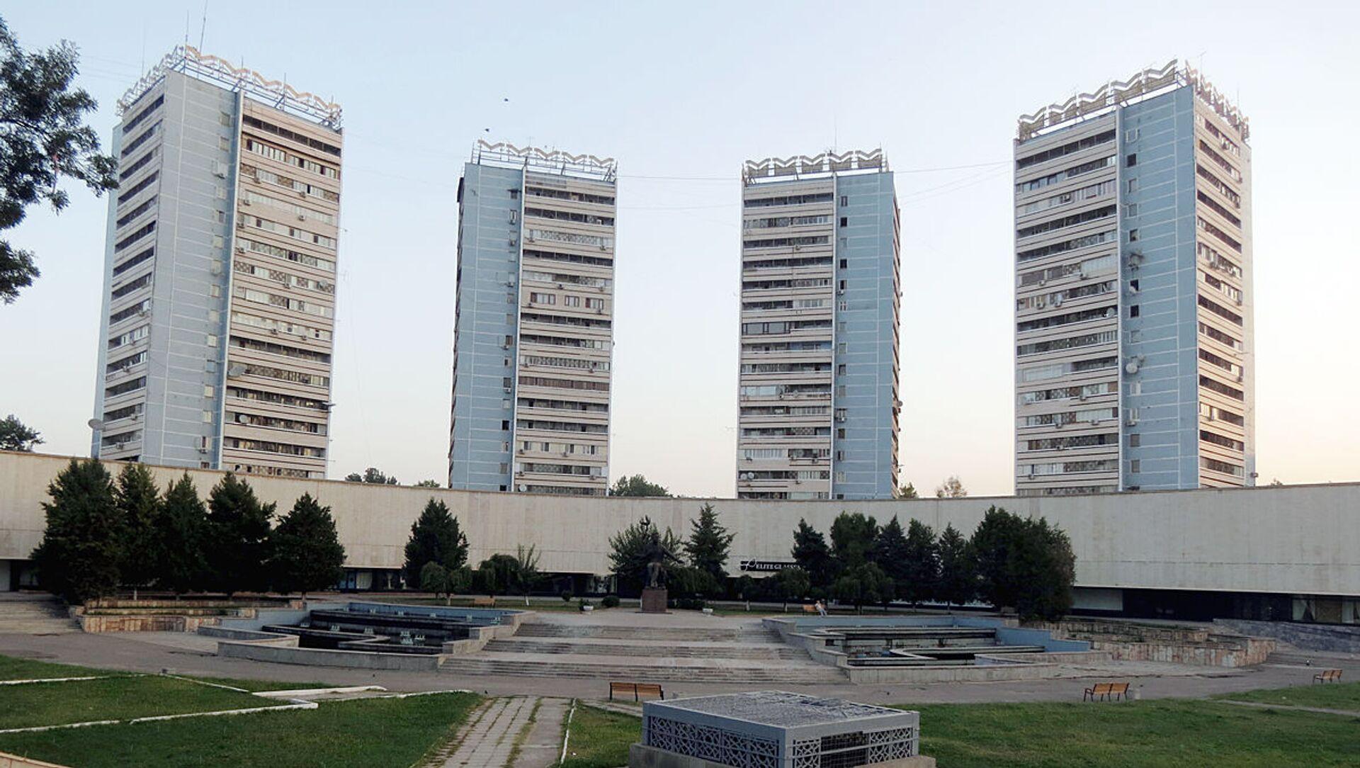 High-Rise Buildings on Hamid Alimjan Square