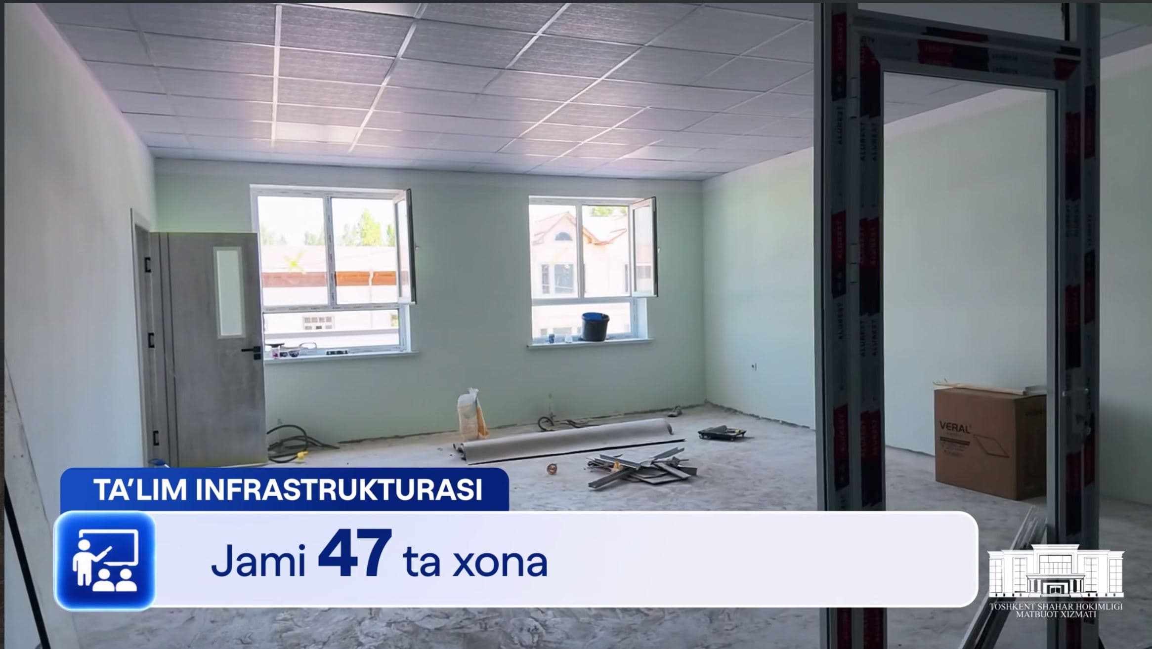 В Бектемире возводится новая школа